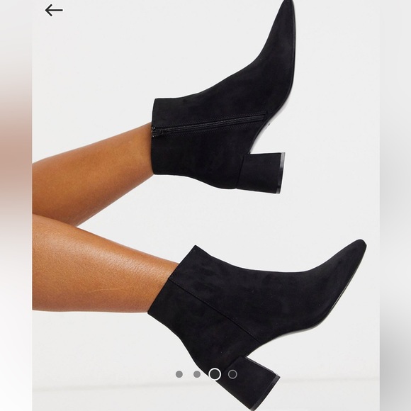 Mango faux suede heeled boots - Picture 3 of 10